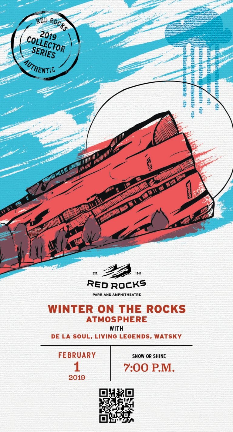 Red Rocks Ampitheatre Boulder CO Souvenir Ticket