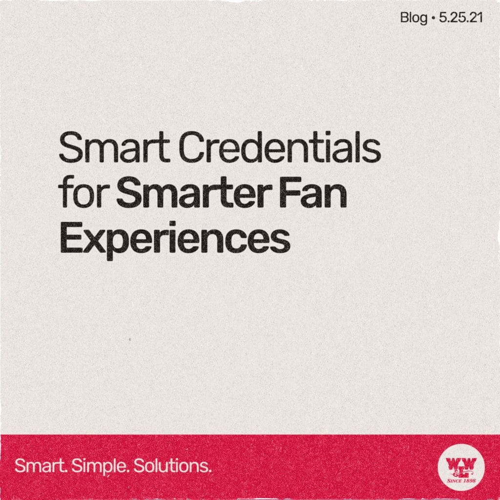 Use smart RFID credentials to create an intelligent fan experience