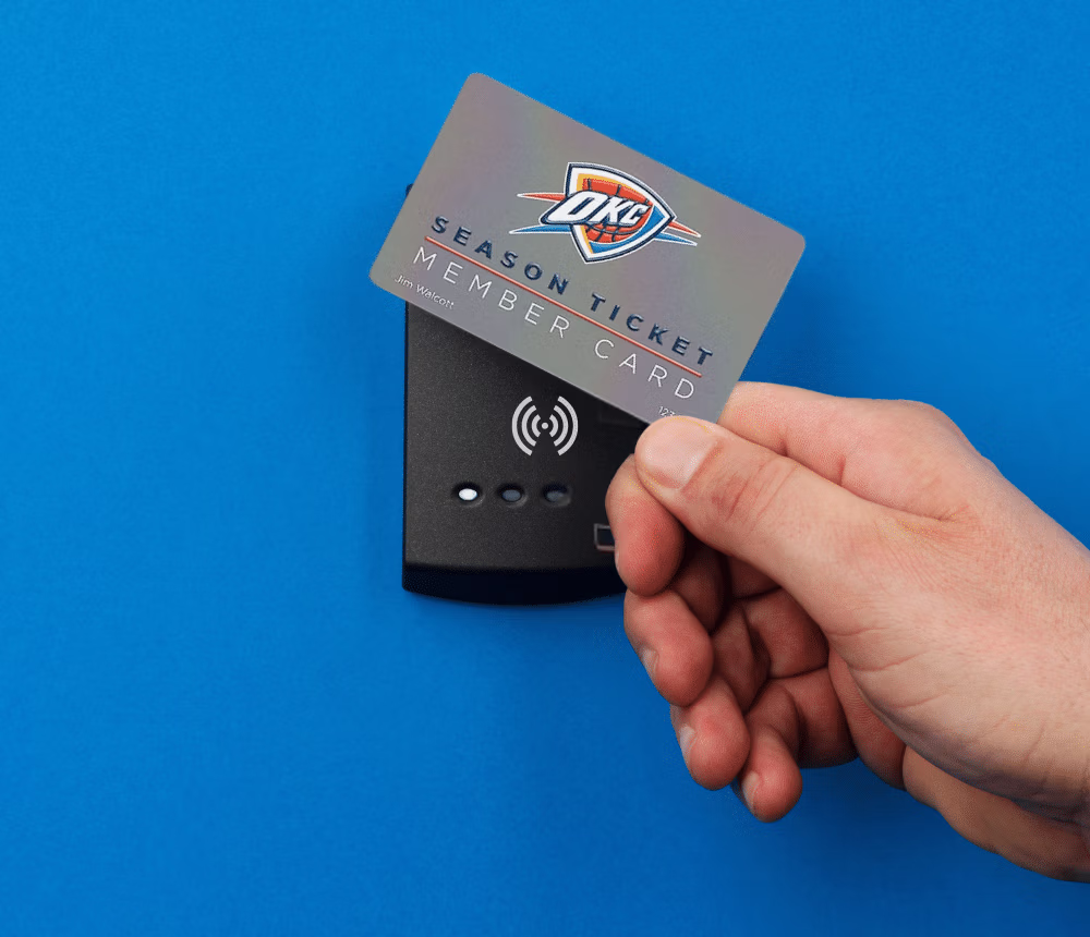 RFID ID cards allow access to designated area