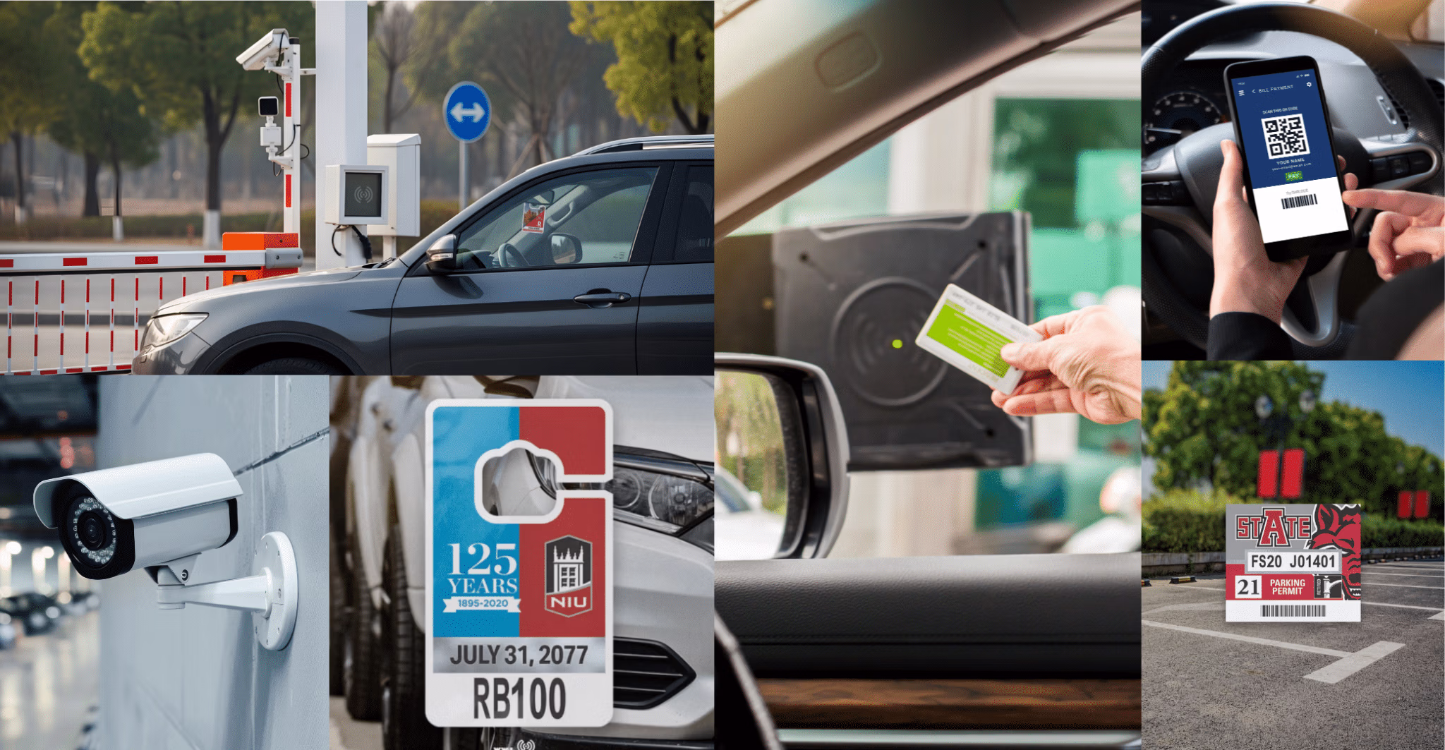 RFID credential scanned at secure access checkpoint for entry authorization